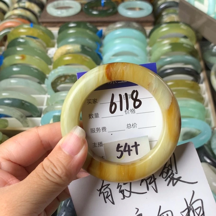 未镶嵌蛇纹石玉手镯I****D6118
