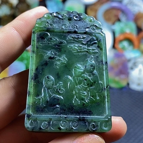 紫金钵盂菩提吊坠