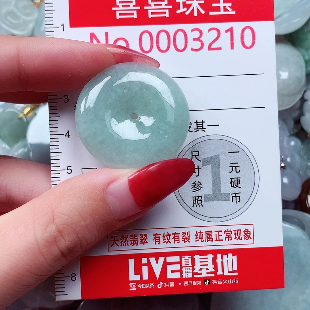 翡翠未镶嵌颈饰3210