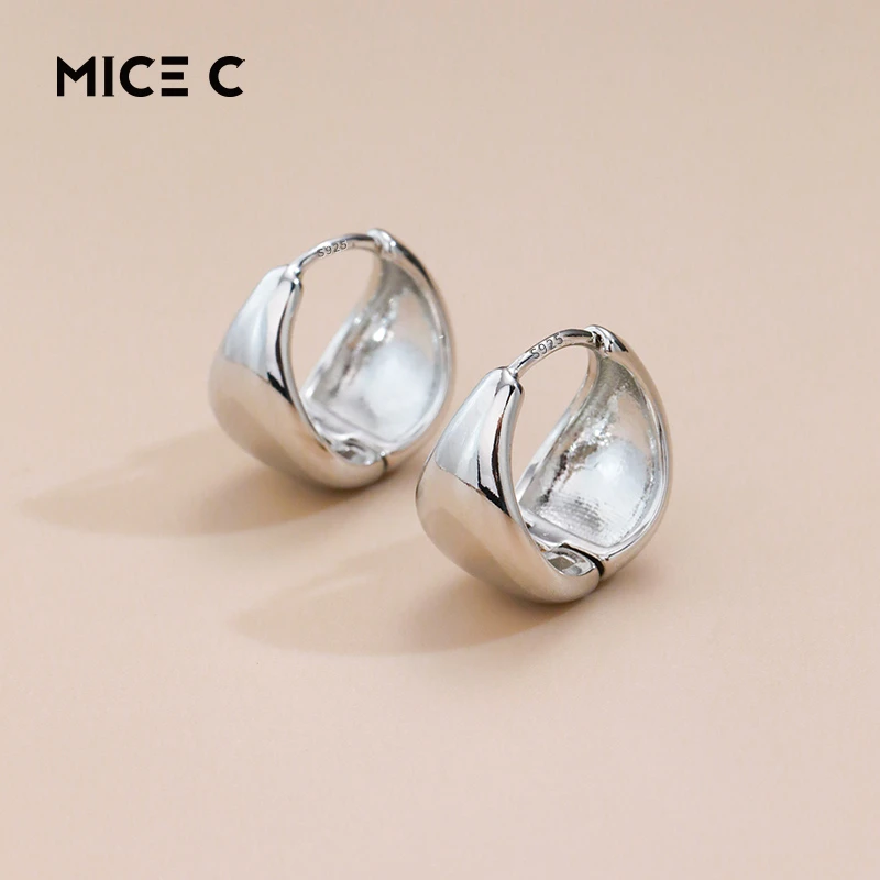 合金耳饰 925银针 MICC 【小福包耳扣】小水滴耳环时尚百搭韩版简约