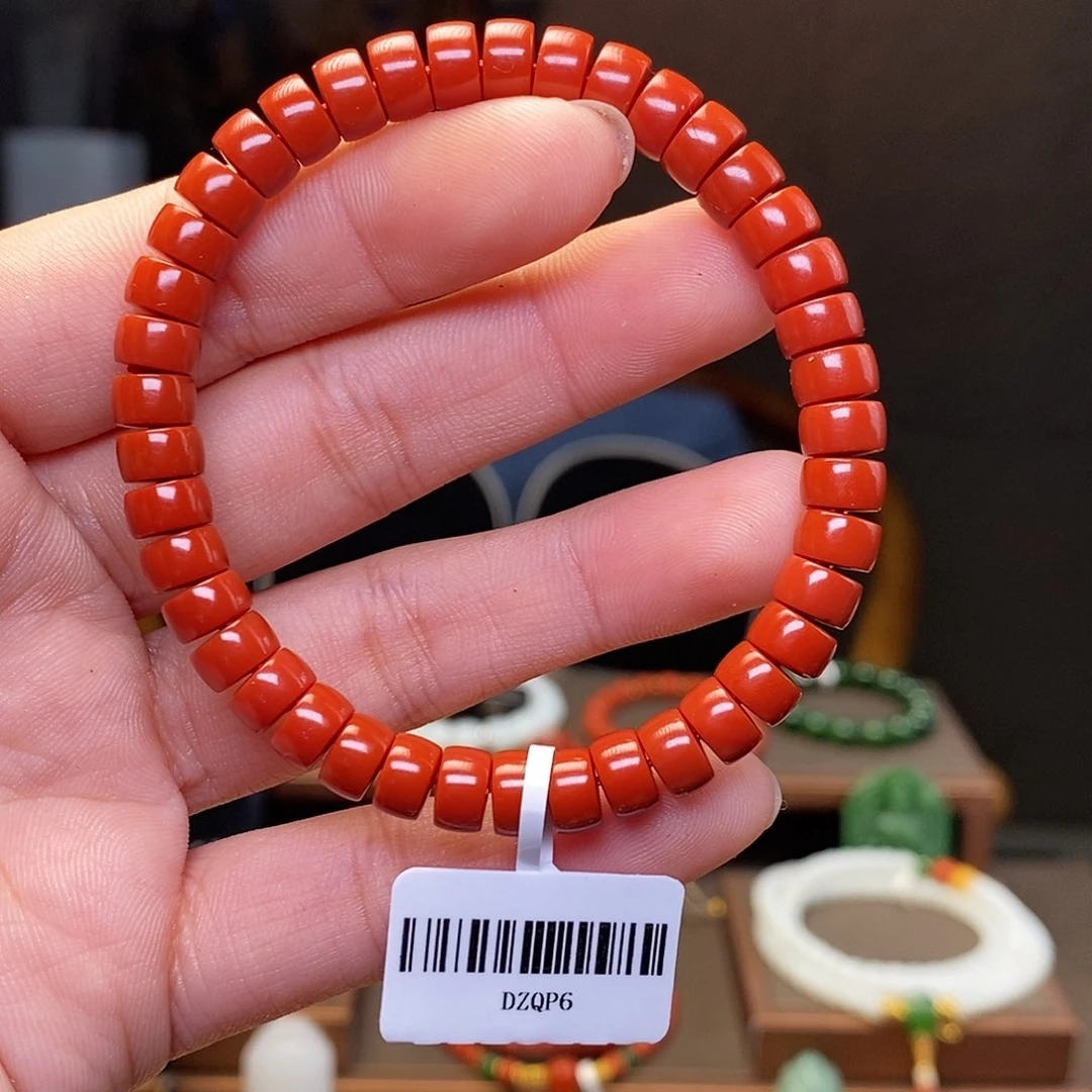 南红玛瑙手串未镶嵌卡7