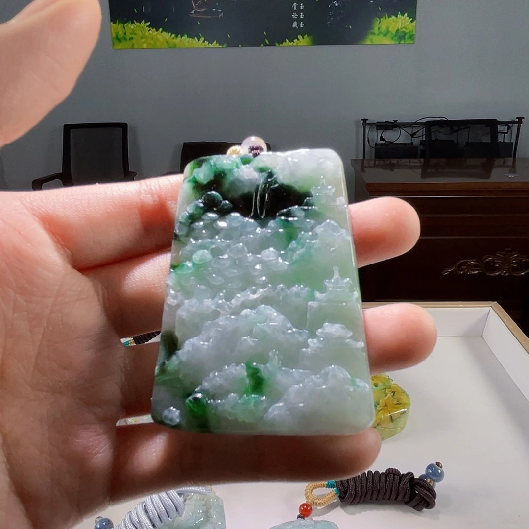 颈饰未镶嵌翡翠翡翠