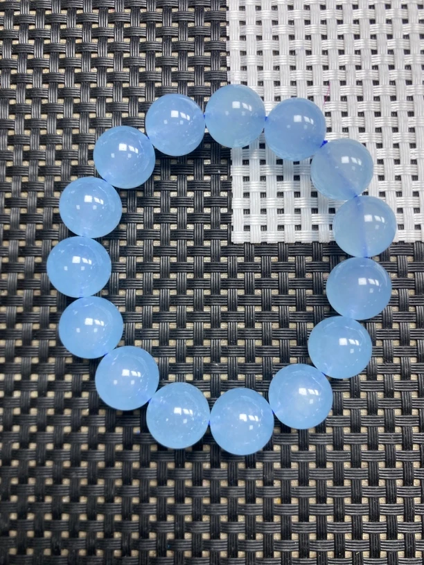 冰蓝色14mm手串 604
