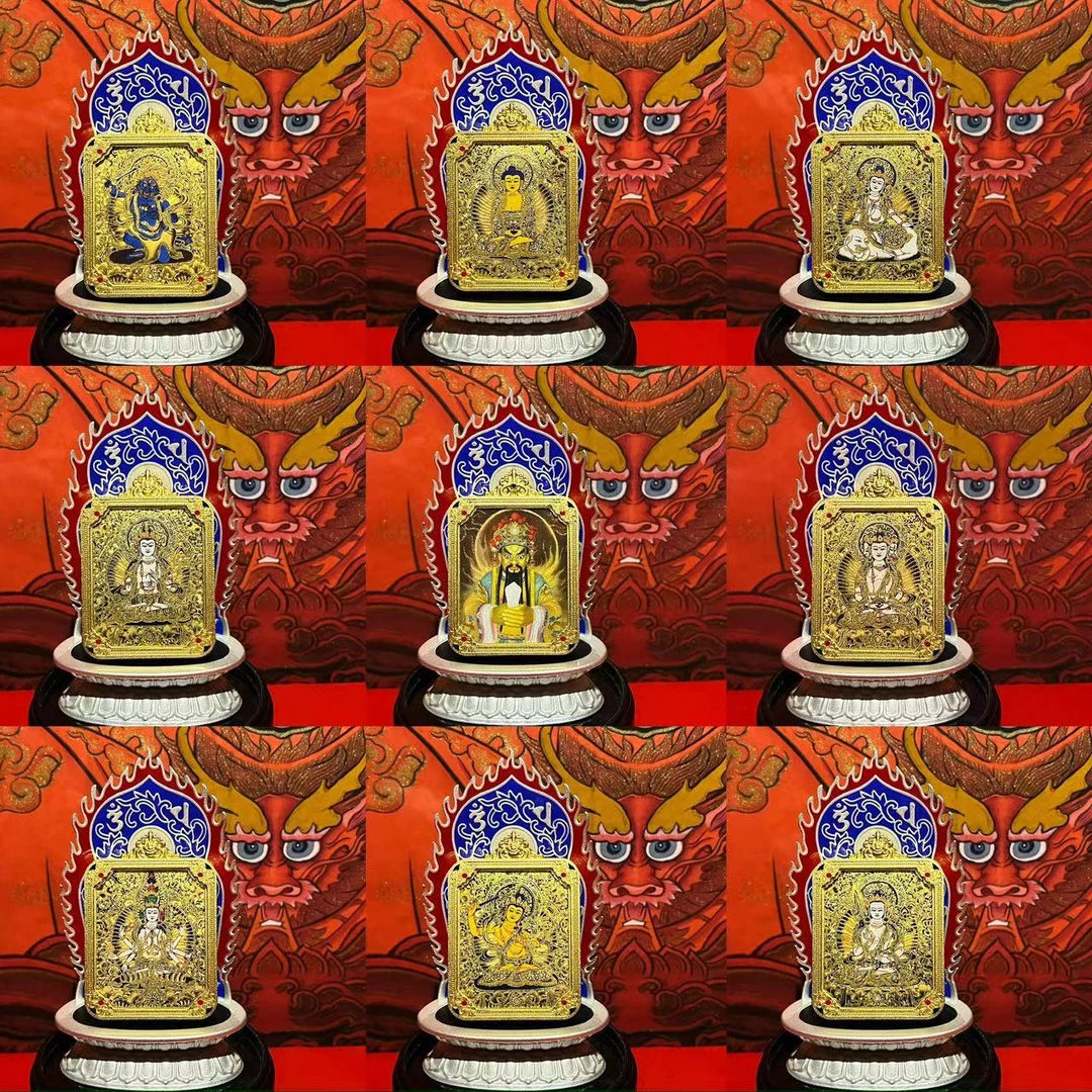 合金锦纶吊坠 2025新款双面龙五爷（独版2）本命唐卡吊坠