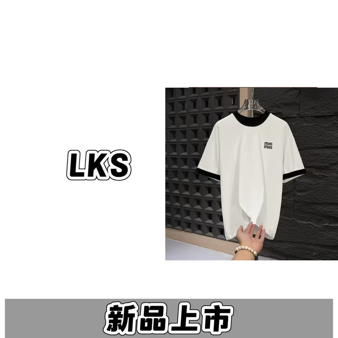 A18320-小如-2025年新款高端轻奢水洗短袖