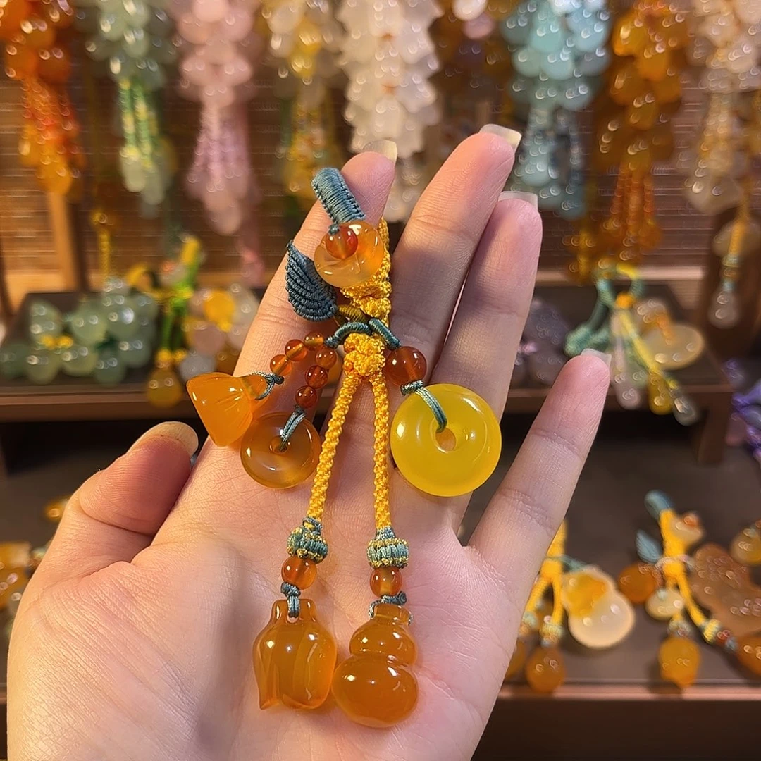 玛瑙/玉髓未镶嵌车挂