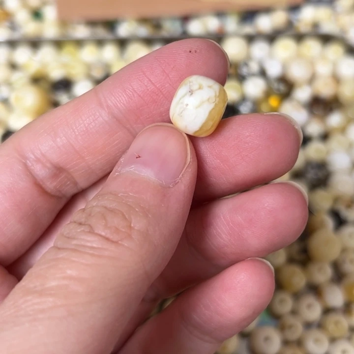 蜜蜡未镶嵌裸石10.8mm一个