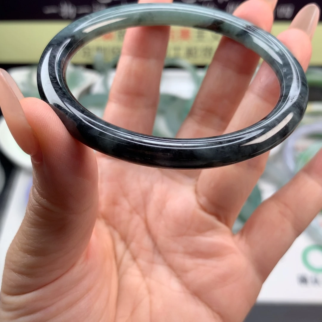 【闪购商品】定制翡翠未镶嵌手镯定制不退换抛光