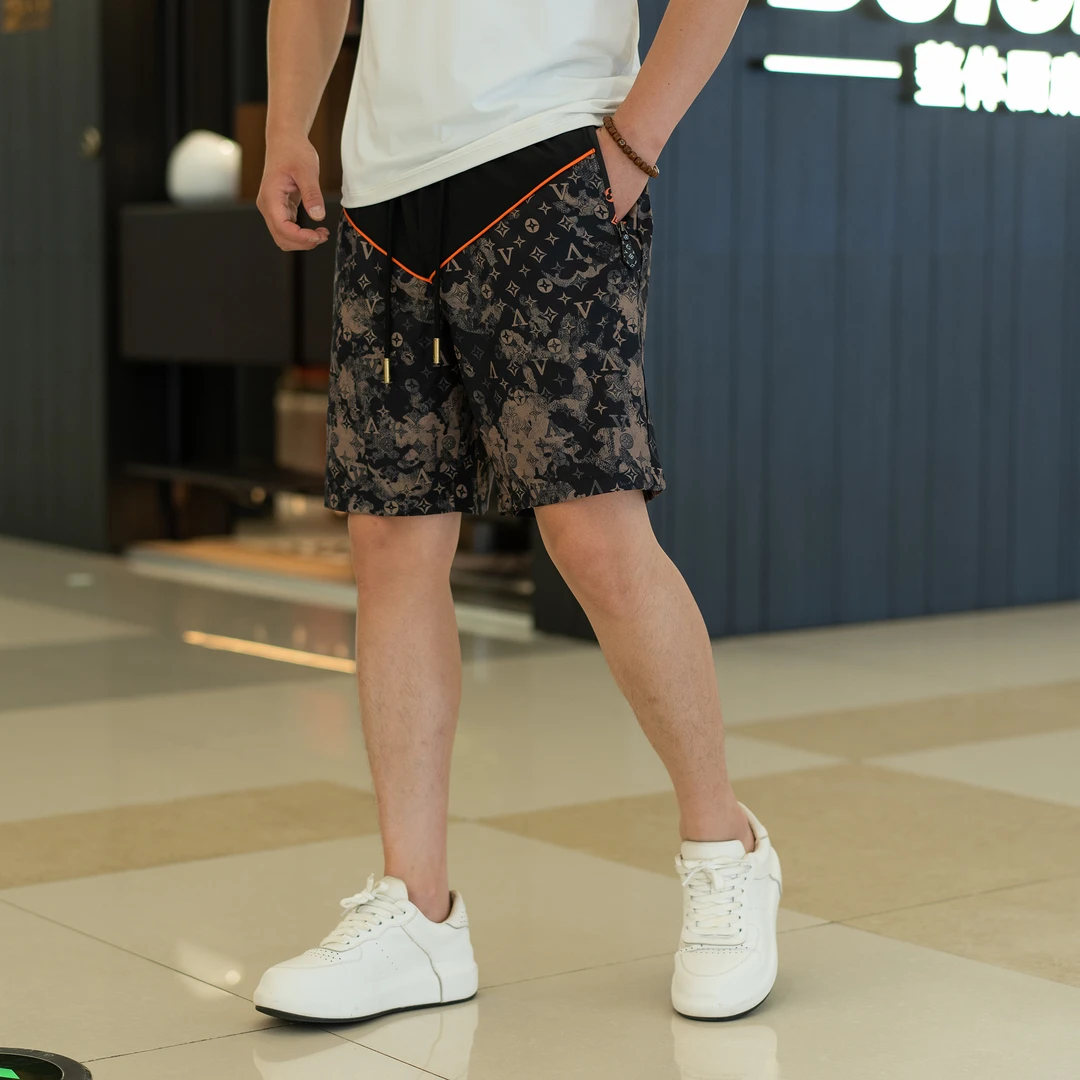 1271/LOWEK2025夏季新款老钱风男士商务男士短裤时尚百搭男裤