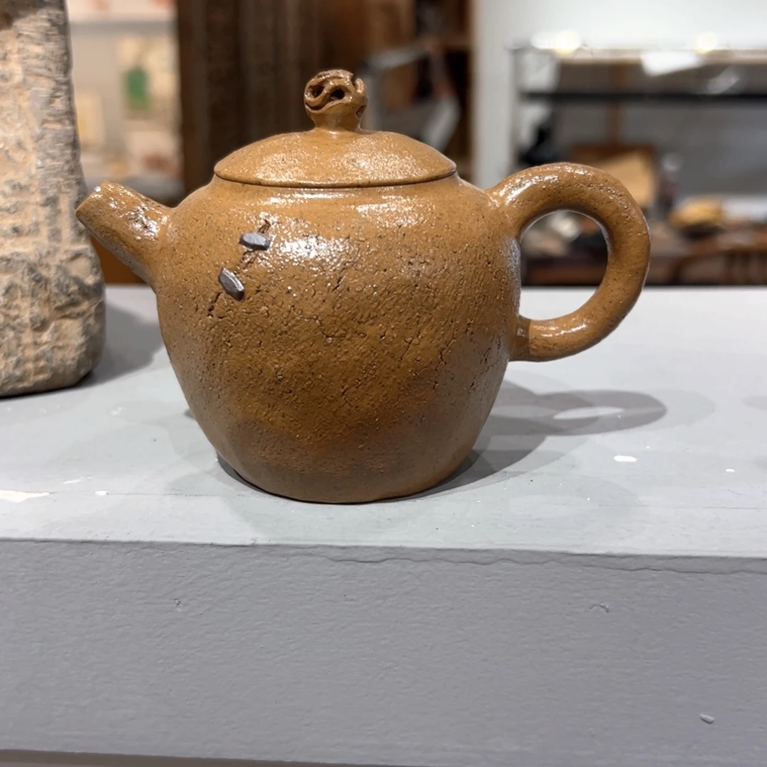 壹****紫砂茶壶原矿无添加手捏本绿壶