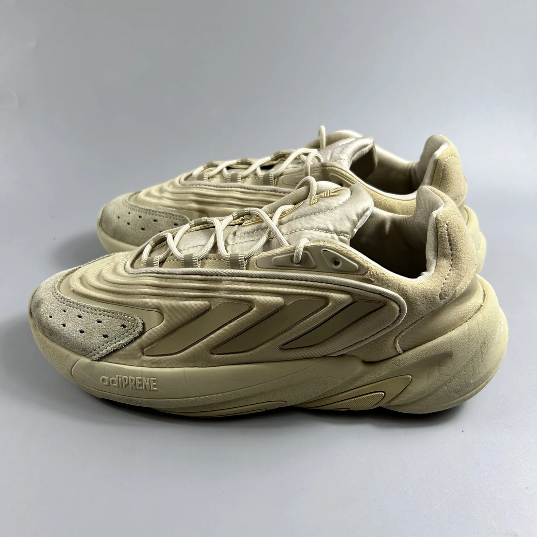 二手正品40.5码 adidas三叶草Ozelia 男休闲增高老爹鞋