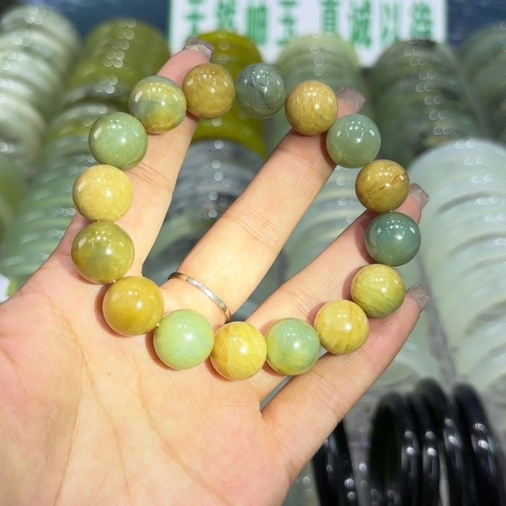 蛇纹石玉合金手镯