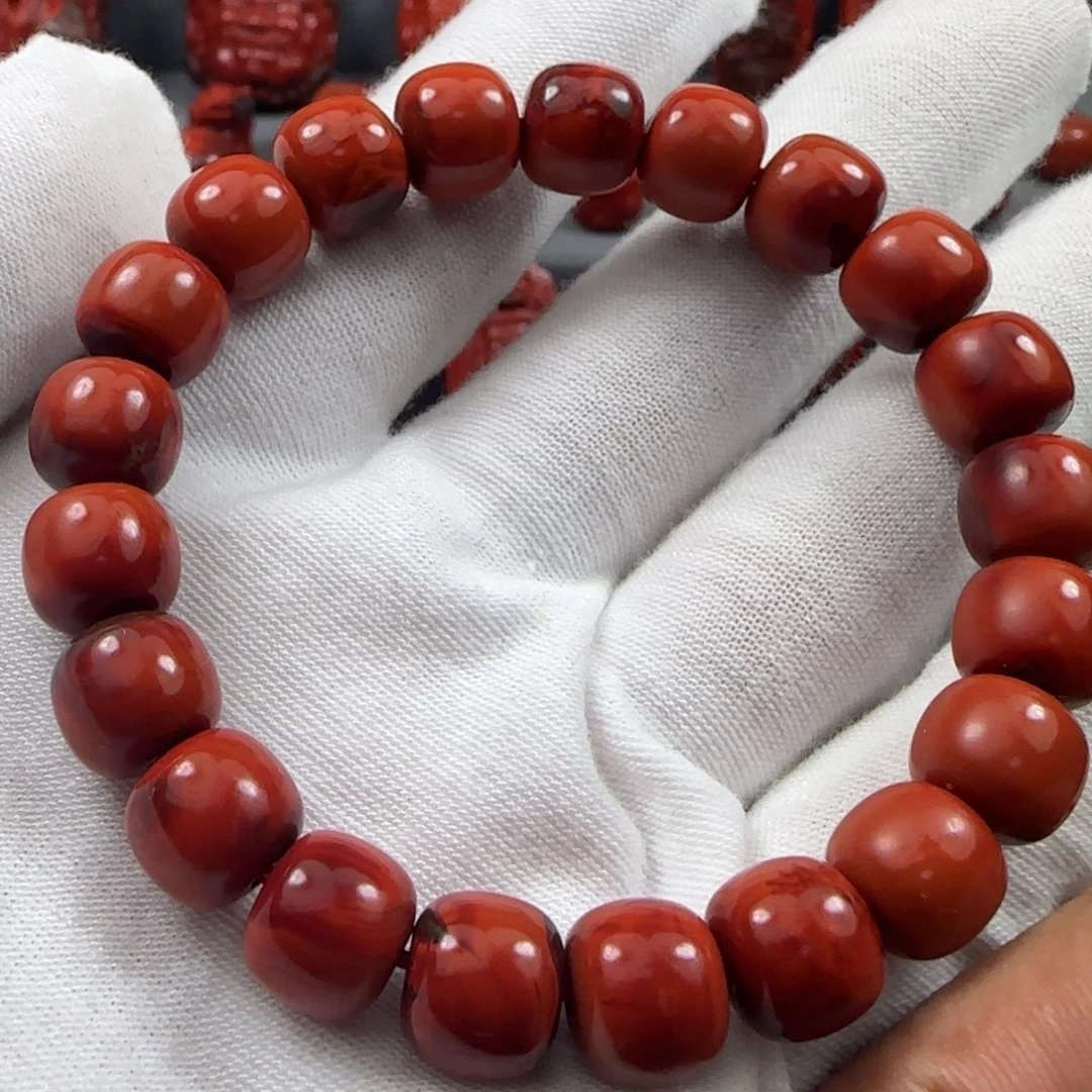南红玛瑙未镶嵌珠串10