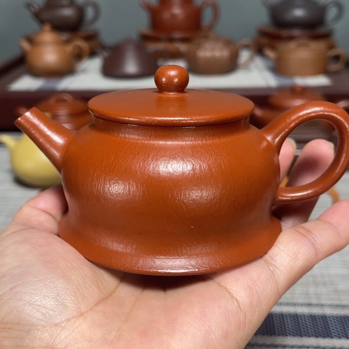 茶壶紫砂全手工制作150cc