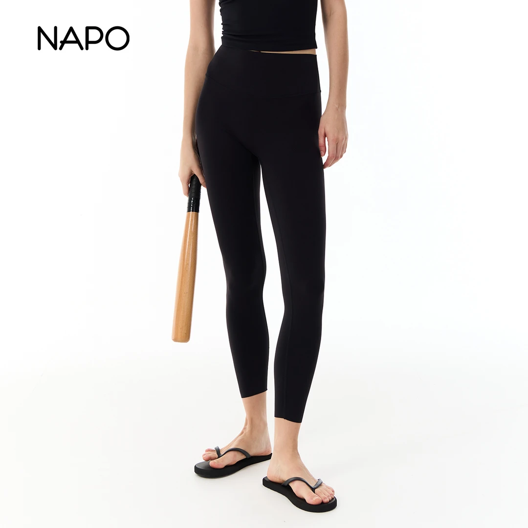 NAPO 莱卡系列可裁剪瑜伽裤女高腰高弹提臀普拉提运动跑步