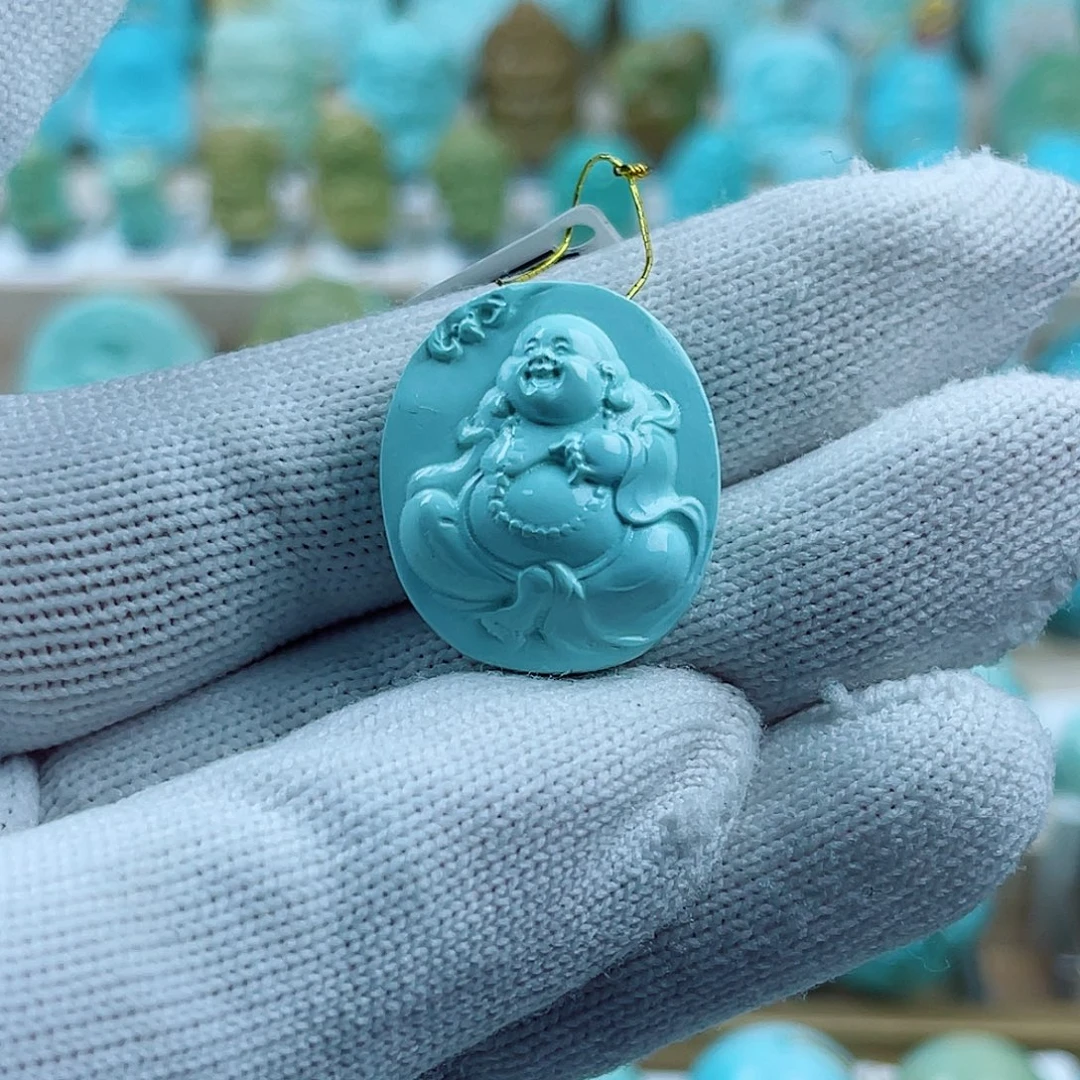 绿松石未镶嵌珠宝奇石