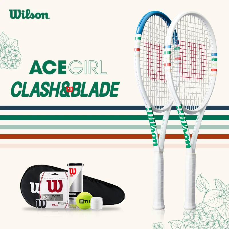 Wilson威尔胜2025网球拍ACE GIRL碳纤维新手初学威尔逊全碳素球拍