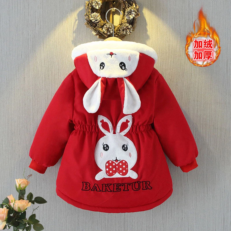 童装棉袄棉服女童外套冬款宝宝上衣卡通2025新款可爱超萌衣服儿童