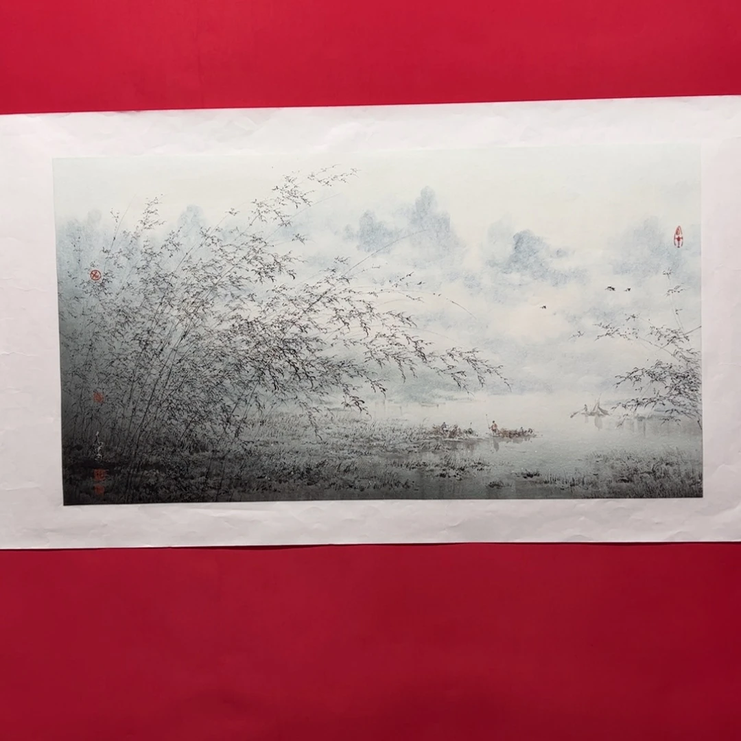 明***好国画木春三尺整作品