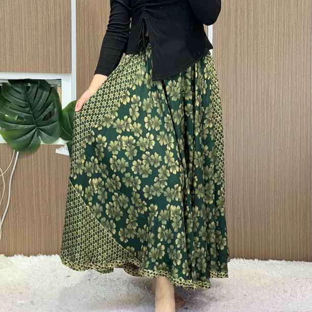 705 墨绿 Aarani 尼泊尔高端大摆裙