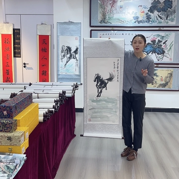 国画平步青云纯手绘作品………………