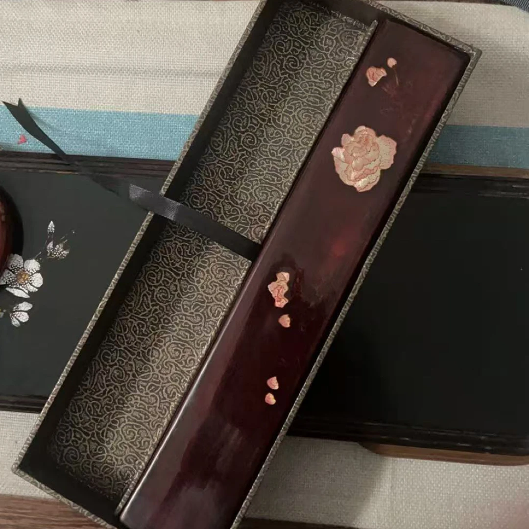 雕银丝光芙蓉镇尺