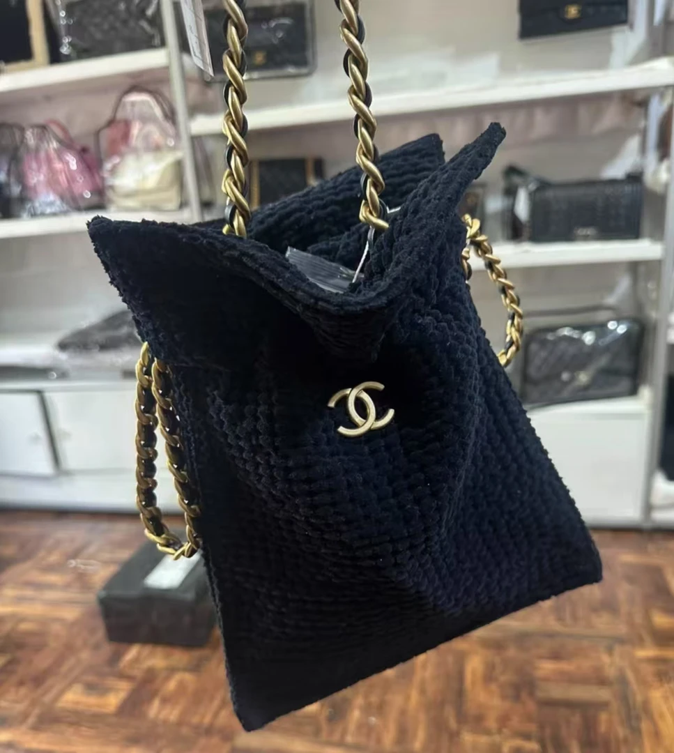 99新 Chanel/香奈儿 蓝总专场/ 抽绳 小福袋