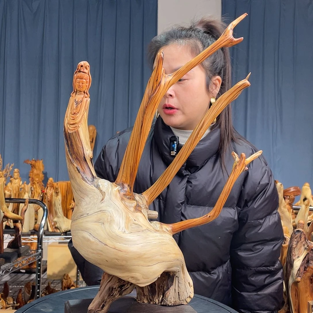柏木（崖柏）随型摆件