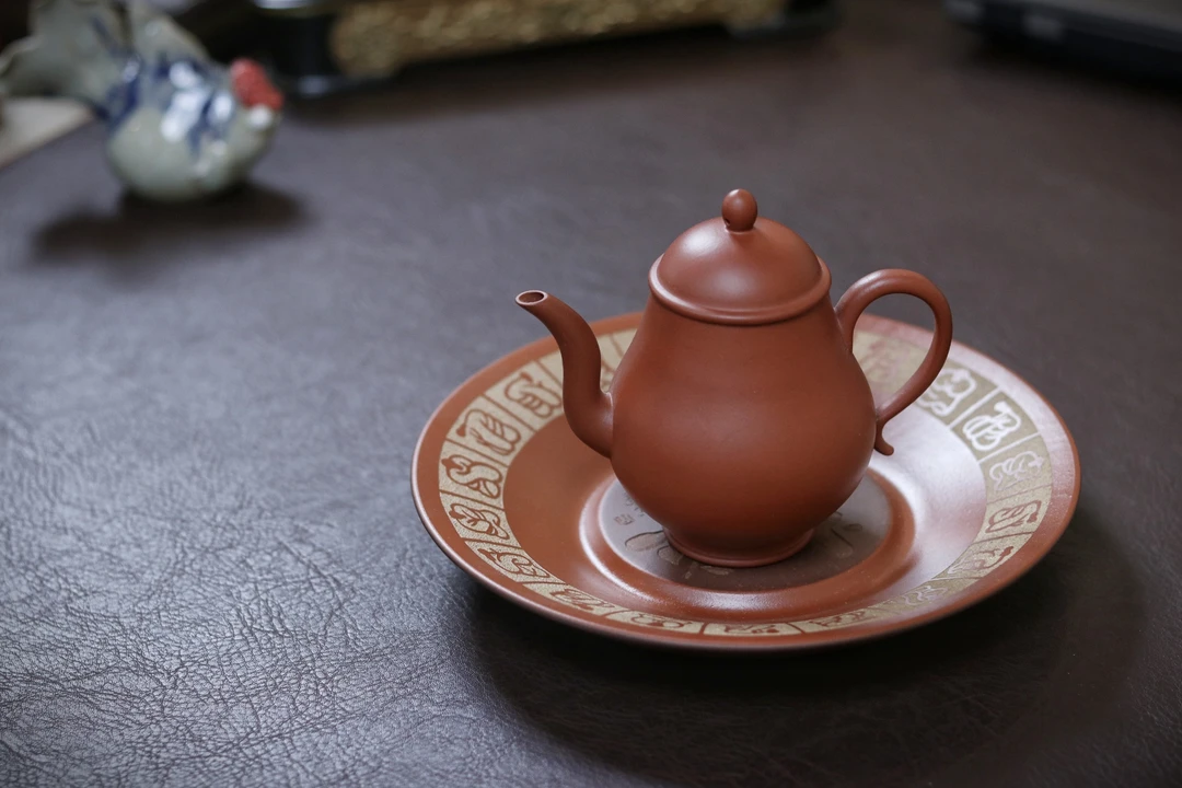 湘林甄选——【酒翁壶】 泥料：原矿红清水泥  容量:220cc   湘林手作