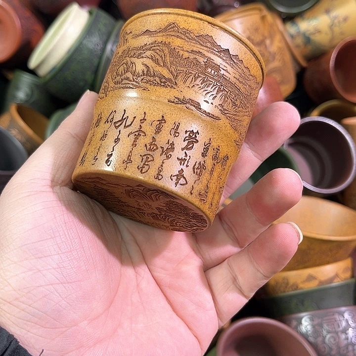 茶杯紫砂全手工紫砂主人杯