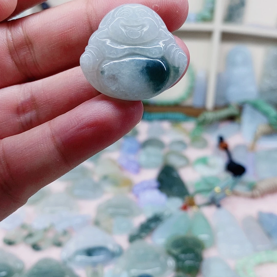 吊坠(不含链)未镶嵌翡翠天然