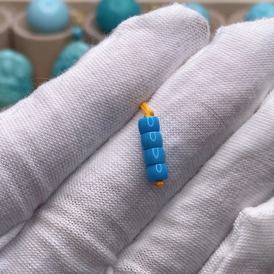 绿松石未镶嵌珠宝奇石4.1mm