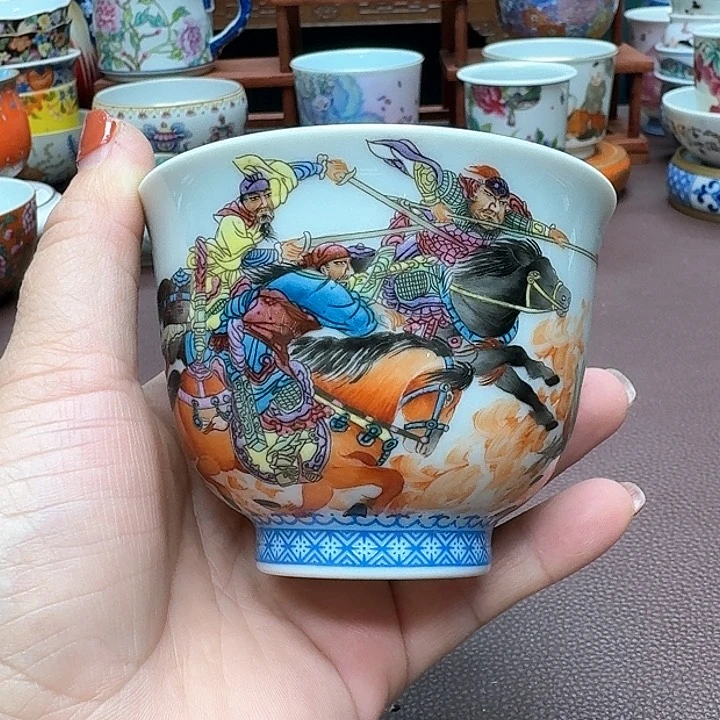 瓷片景德镇仿古手工制作精品展示