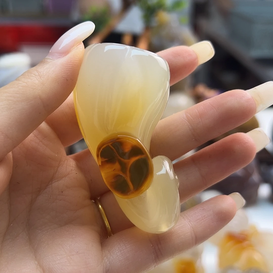 玛瑙/玉髓未镶嵌吊坠(不含链)