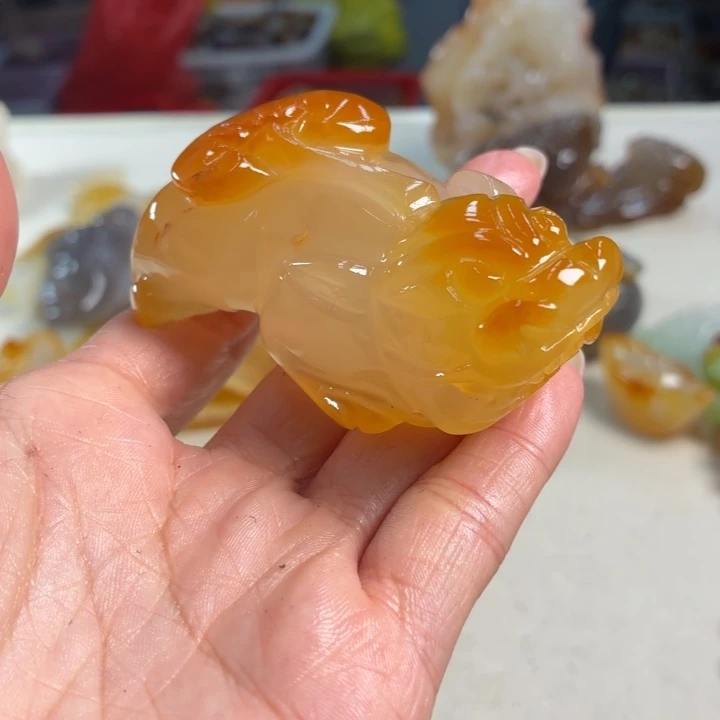 玛瑙/玉髓未镶嵌吊坠(不含链)