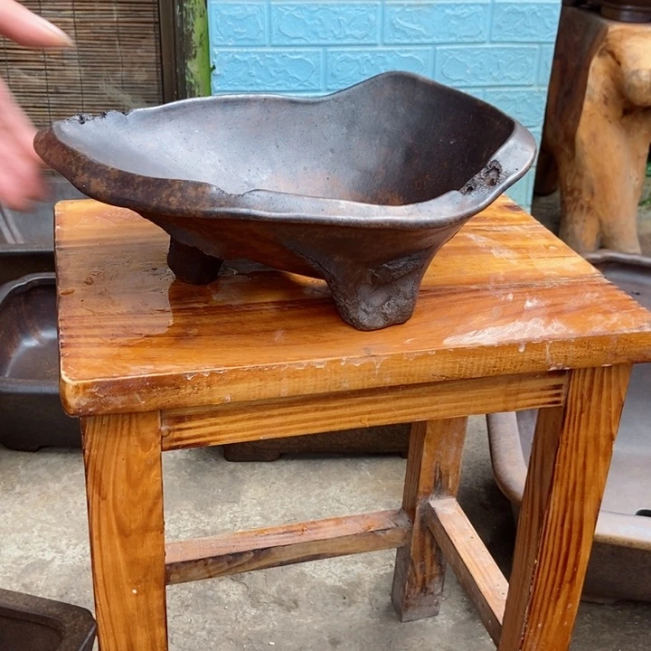 红陶水**色杨冬益紫砂花盆