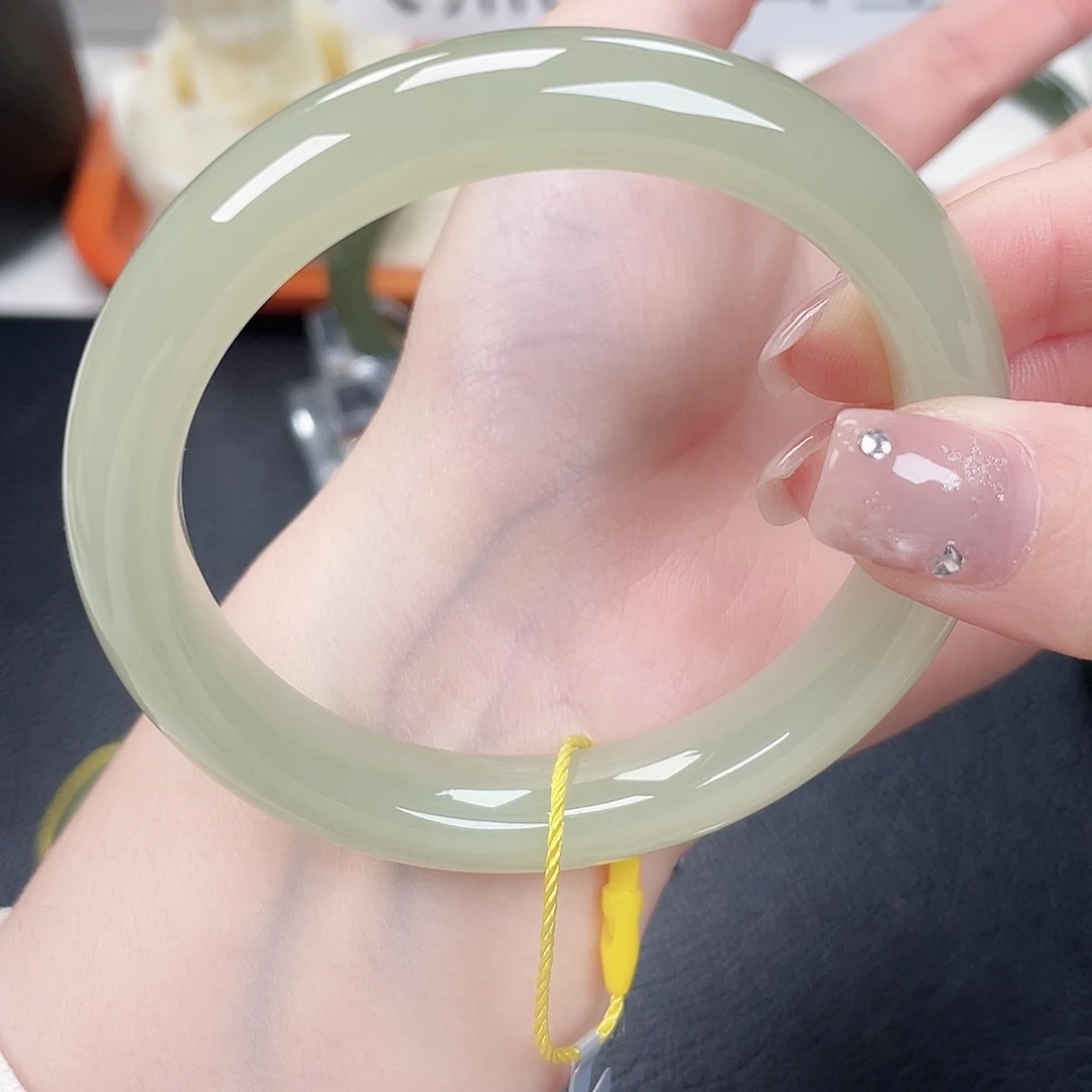 和田玉未镶嵌手镯5859