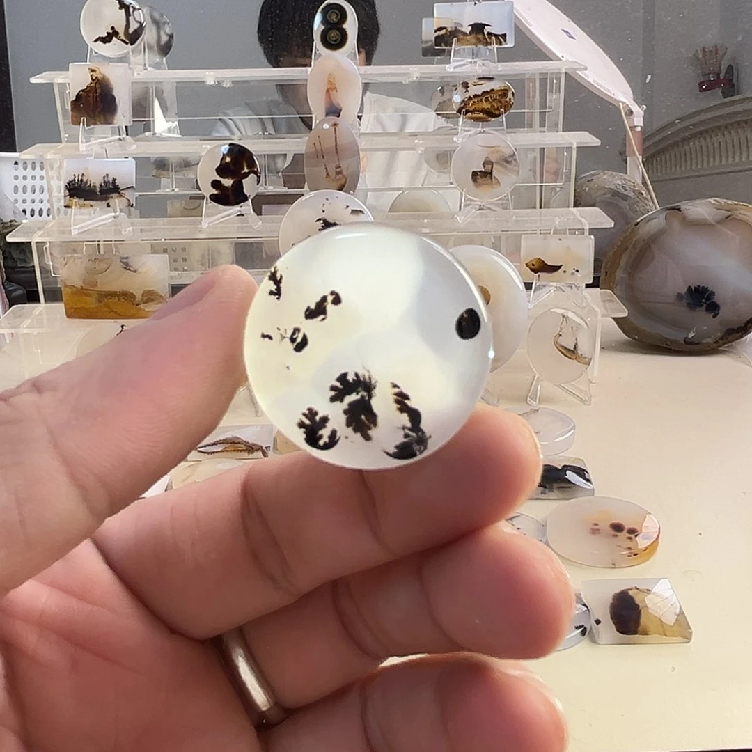 玛瑙/玉髓吊坠(不含链)未镶嵌