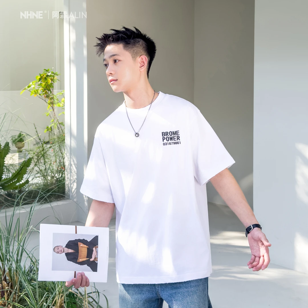 【阿霖ALIN】重磅美式休闲纯棉印花半袖夏季宽松潮流百搭短袖T恤