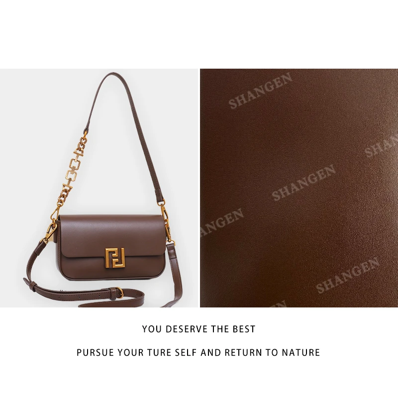 【尚恩CC】GQ-24872-咖啡-轻奢时尚女士新款单肩斜挎包