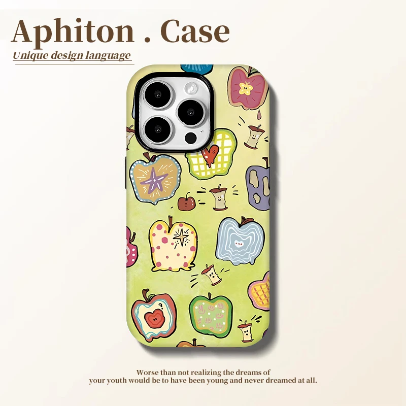 奥菲顿绿色春日苹果适用iPhone16菲林15手机壳华为vivo小米oppo套