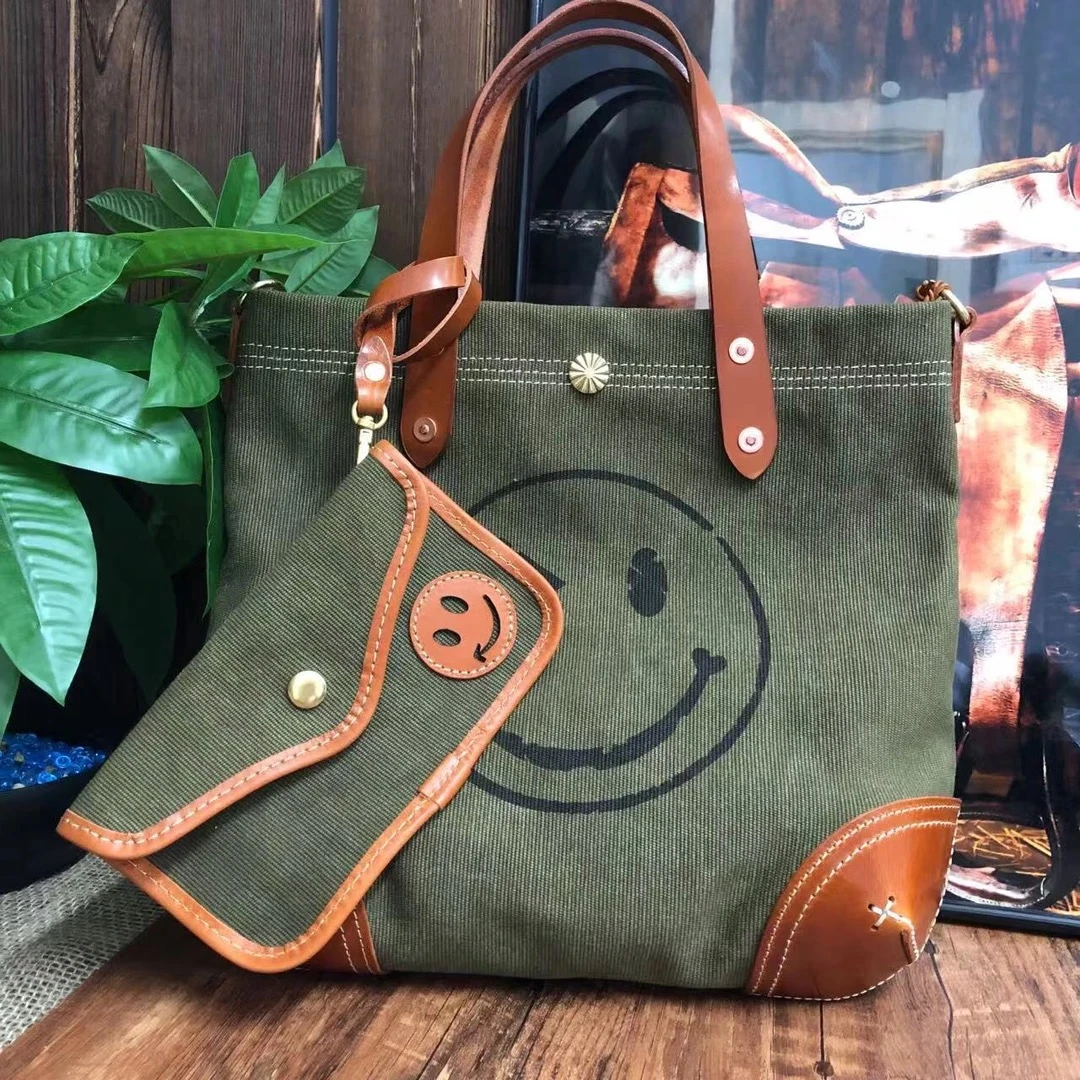 【金古道】胡椒盐 帆布 轻奢时尚休闲百搭女士单肩包DG5024