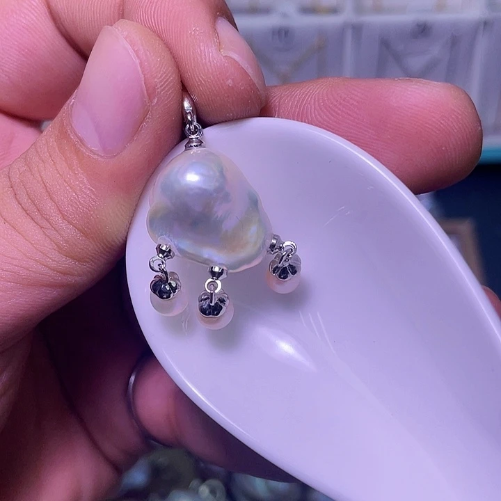 颈饰合金淡水珍珠47
