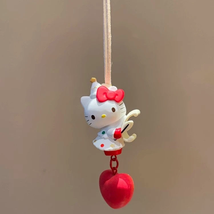可爱kitty汽车挂件女车载后视镜挂饰钥匙扣少女心装饰高颜值新款