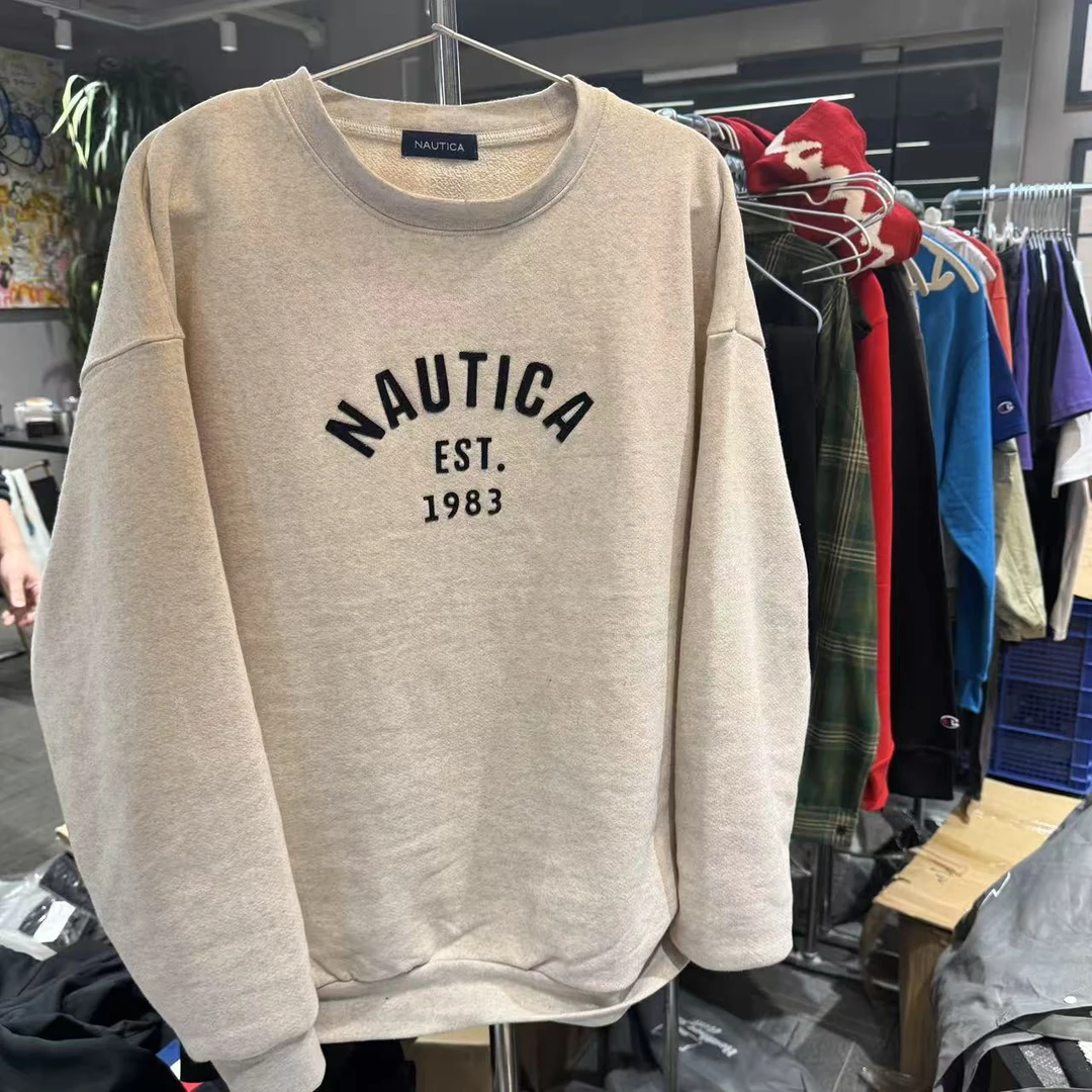 【光头强03】帆船卫衣 圆领灰色 潮流服饰