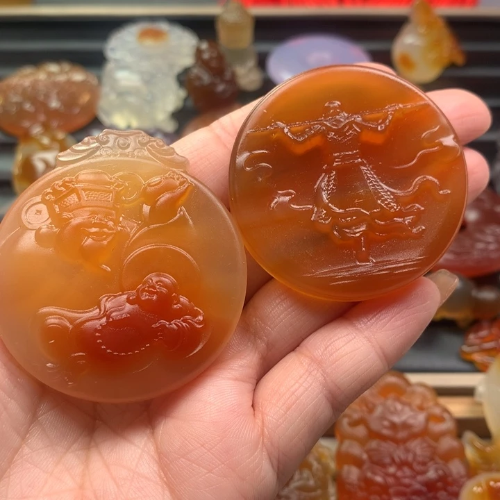 玛瑙/玉髓颈饰未镶嵌梓*