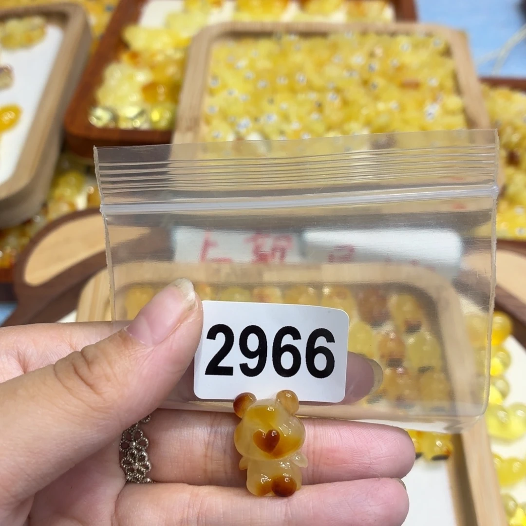 琥珀未镶嵌毛衣链