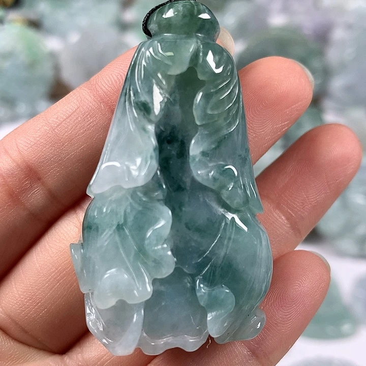 翡翠未镶嵌颈饰百财卡厚装16+