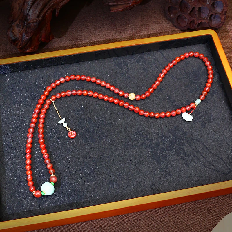 南红项链【3105Q】