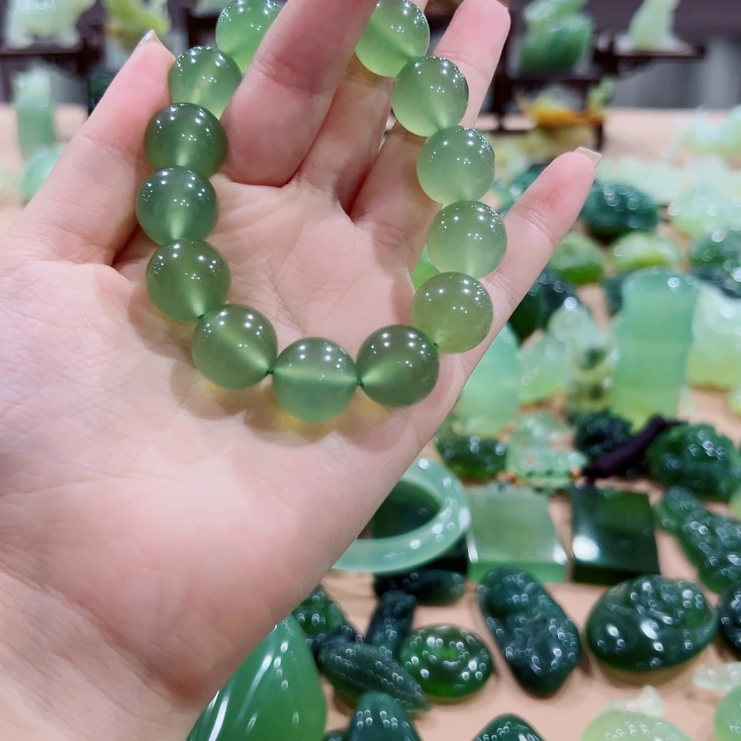 蛇纹石玉未镶嵌手串